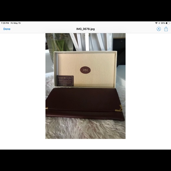 Authentic  Cartier clutch bag - Picture 6 of 8